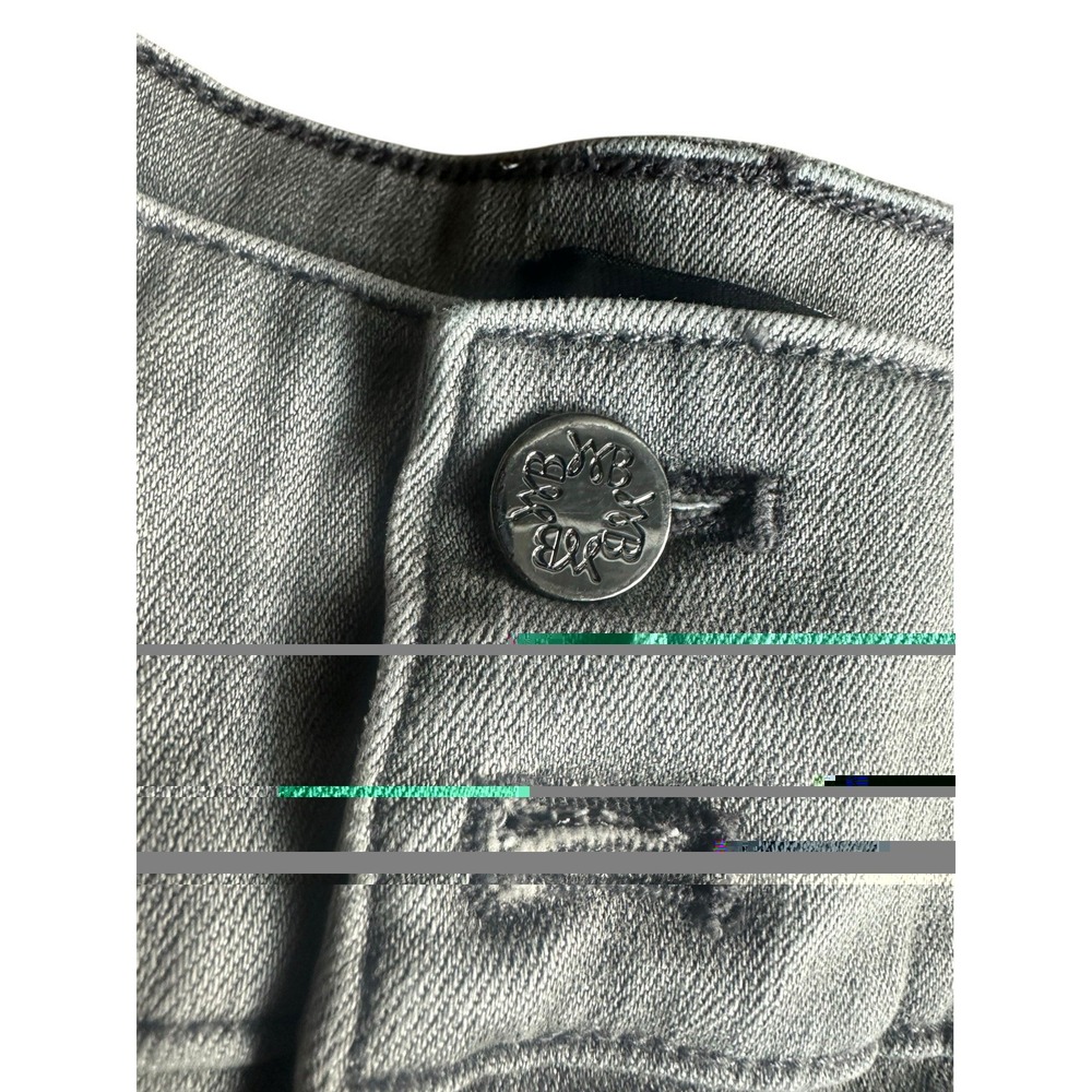 White House Black Market Jeans Women's Size 8 High Rise Wide Leg Light Gray - Picture 4 of 10